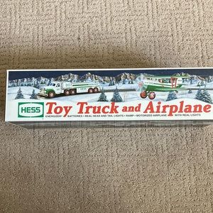 New 2002 Hess Truck an airplane